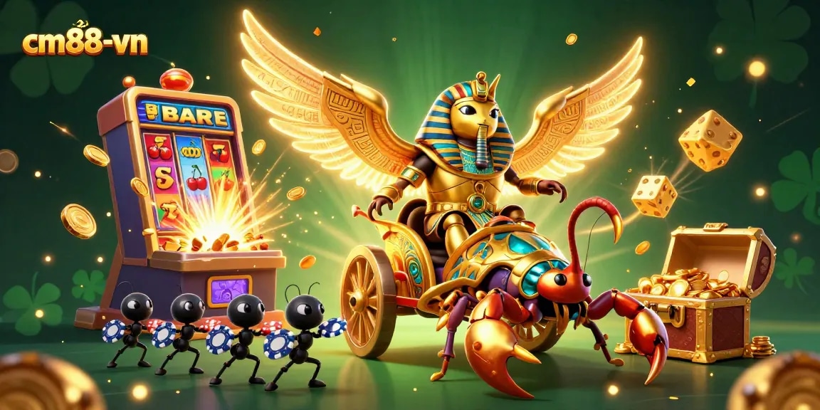 Players enjoy slots and casino games at cm88-vn with vibrant 3D visuals and prizes.