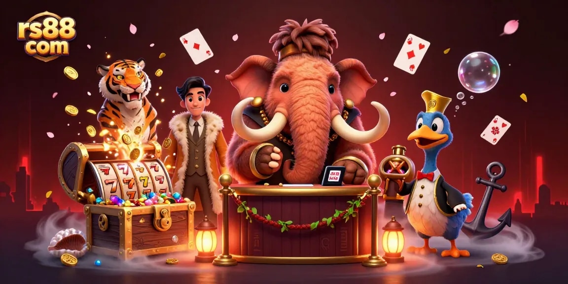 Win big with rs88 com while exploring a vibrant casino adventure featuring unique characters and thrilling slot games.