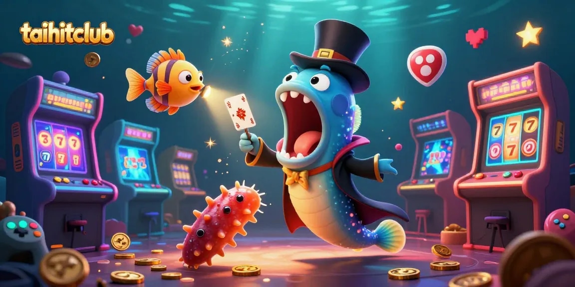 Experience magic at taihitclub with a glowing deep-sea casino adventure featuring vibrant game elements.