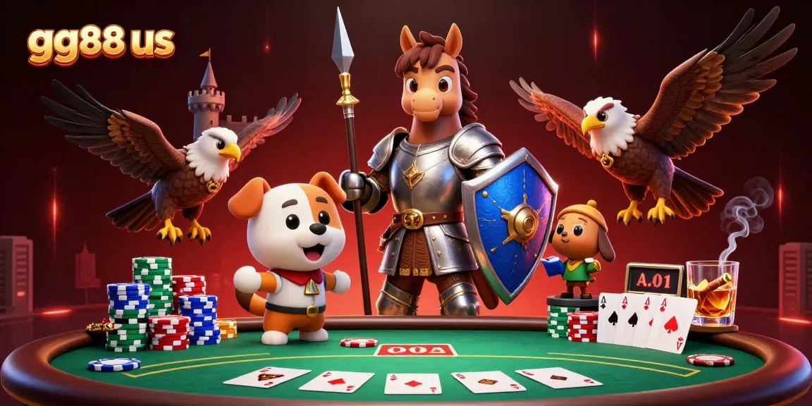 Experience thrilling action at gg88 us as the knight, puppy, and falcon elevate your game.