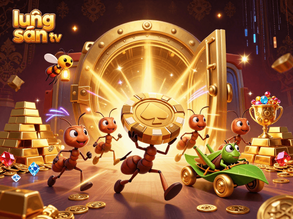 Join the adventure at lương sơn tv, as ants steer a heist with a golden poker chip in a captivating casino heist.