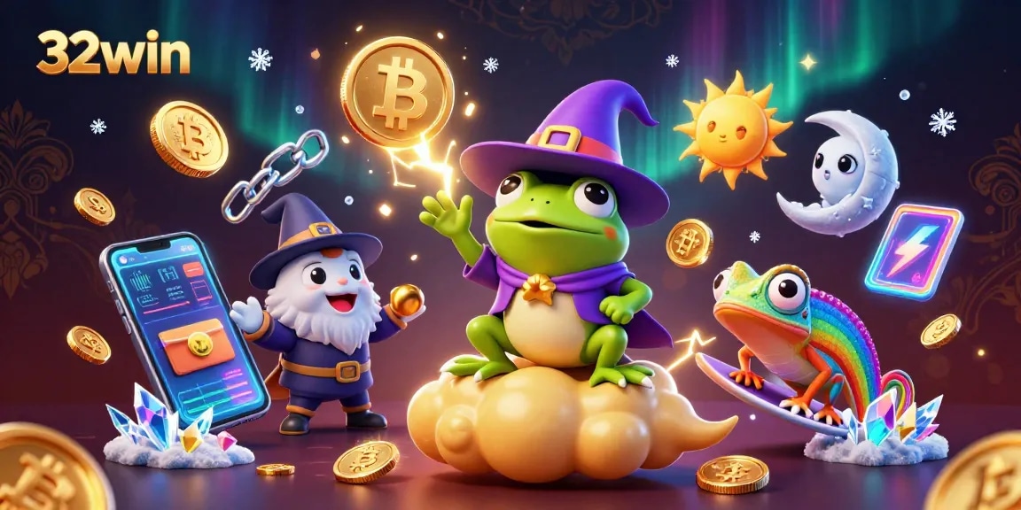 Experience thrilling gameplay at 32win with vibrant casino characters and exciting game elements.