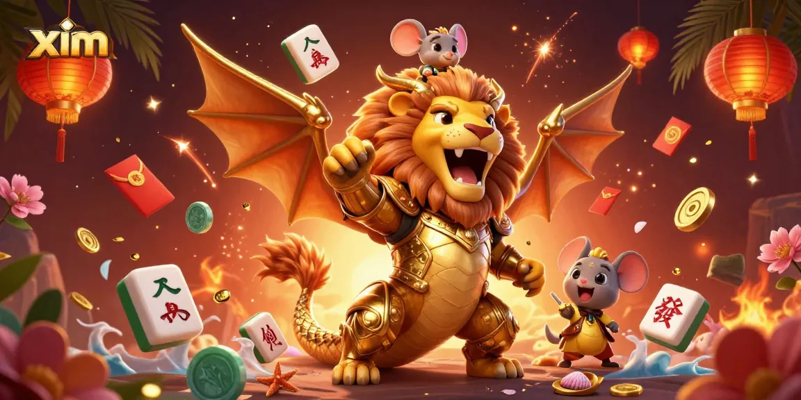 Bet on exciting outcomes with xim in a vibrant animated casino scene