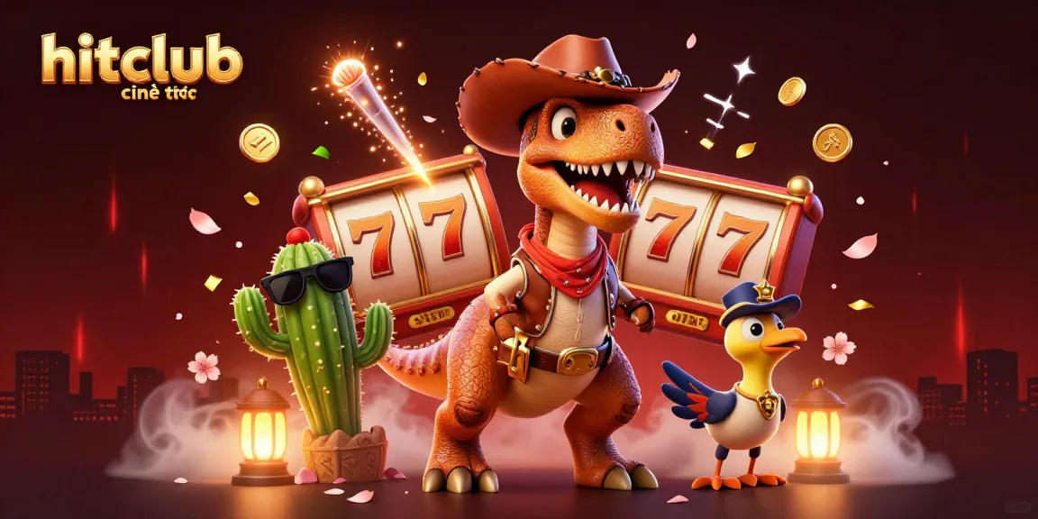 Experience gaming action with hitclub chính thức as T-Rex and friends face thrilling slot games.