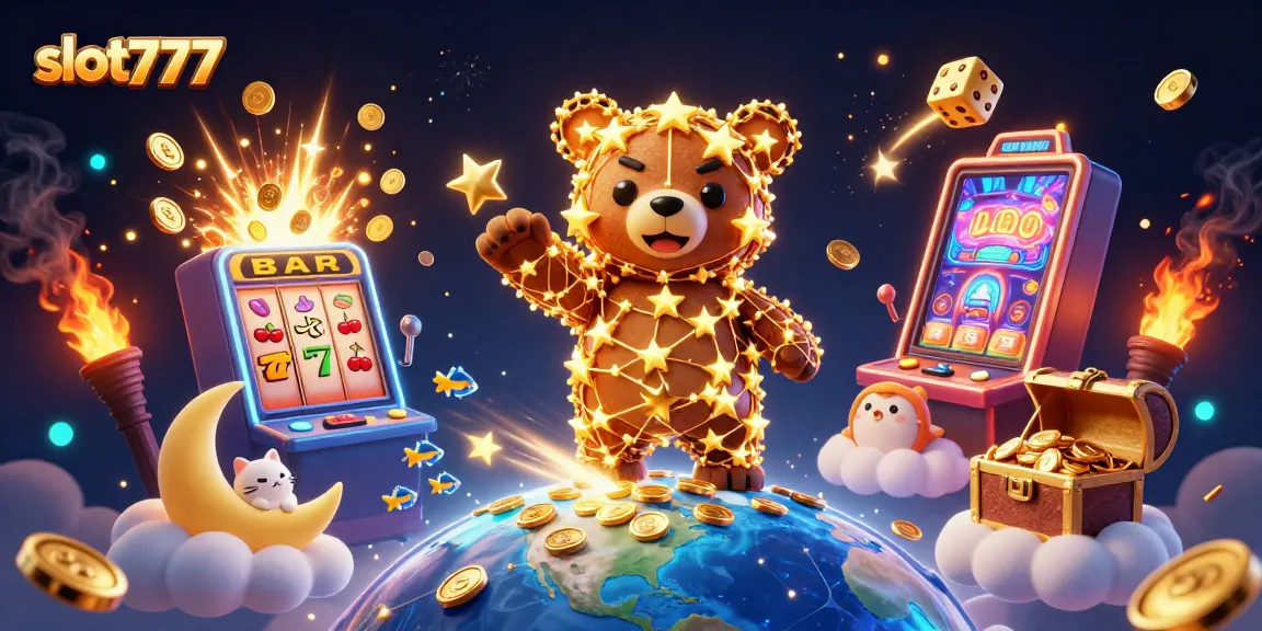 Play exciting casino games at slot777 with dynamic slot machines and vibrant winning symbols.