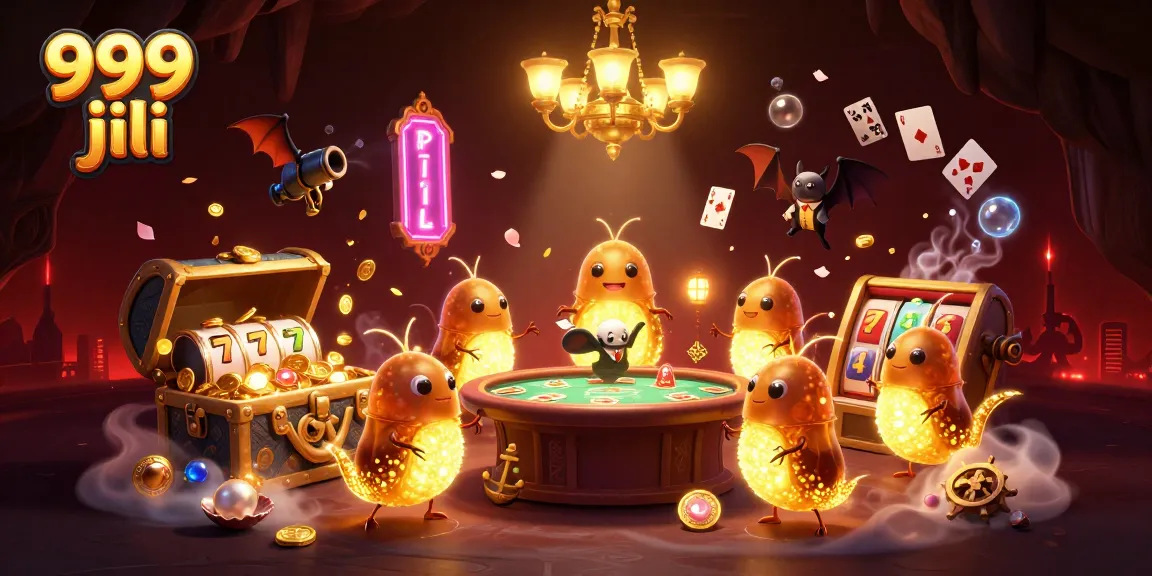 Join 999 jili for an exciting casino experience featuring glowing elements and dynamic game elements.