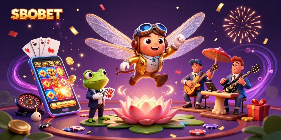 การเล่น SBOBET ด้วยการ์ตูน 3 มิติของมังกรบินในคาสิโนลิลี่ปาด