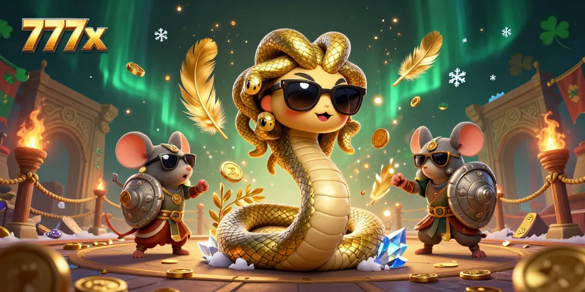Experience winning at 777x with lively characters and gold coins in an exciting casino atmosphere.